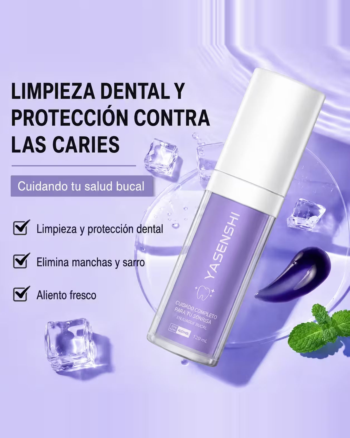 Gel Blanqueador Dental Yasenshi Antimanc