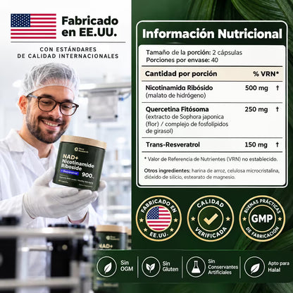 Nicotinamide Nad 80 Capsulas