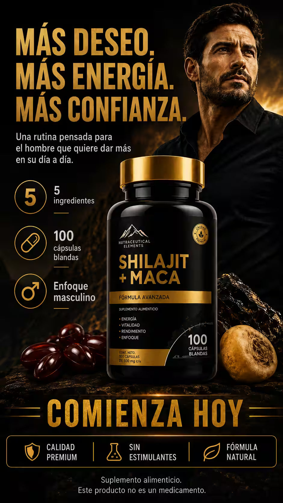 Shilajit Maca presentación