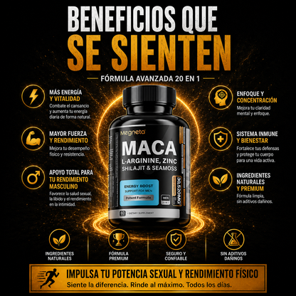 Suplemento Megneta Maca Hombres 60 cp