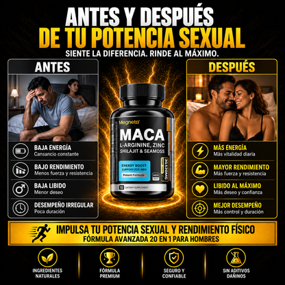 Suplemento Megneta Maca Hombres 60 cp