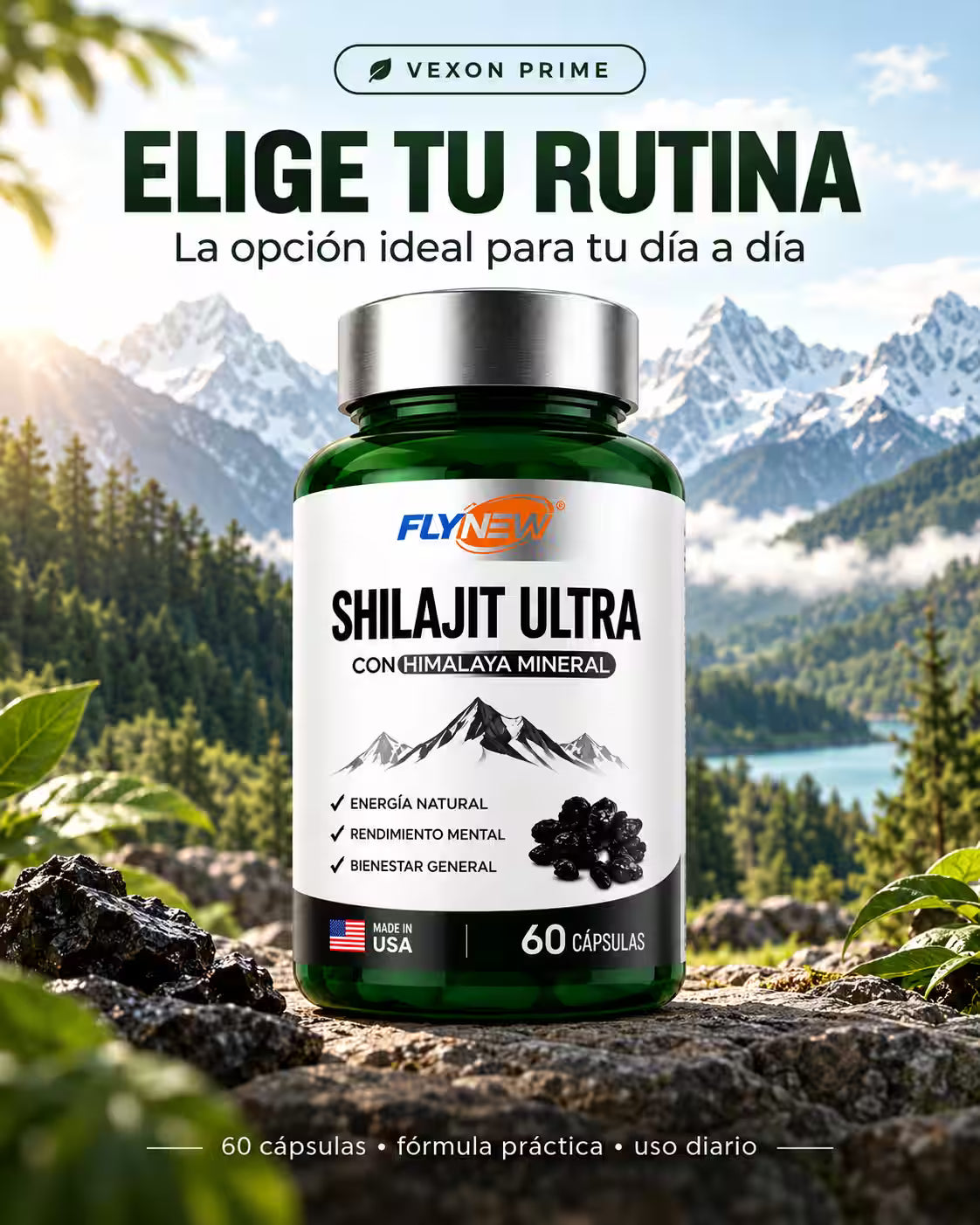 Shilajit Ultra FlyNew 60 Capsulas