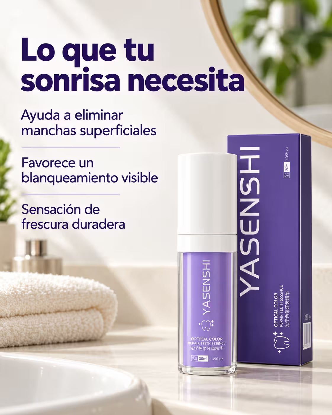 Gel Blanqueador Dental Yasenshi Antimanc