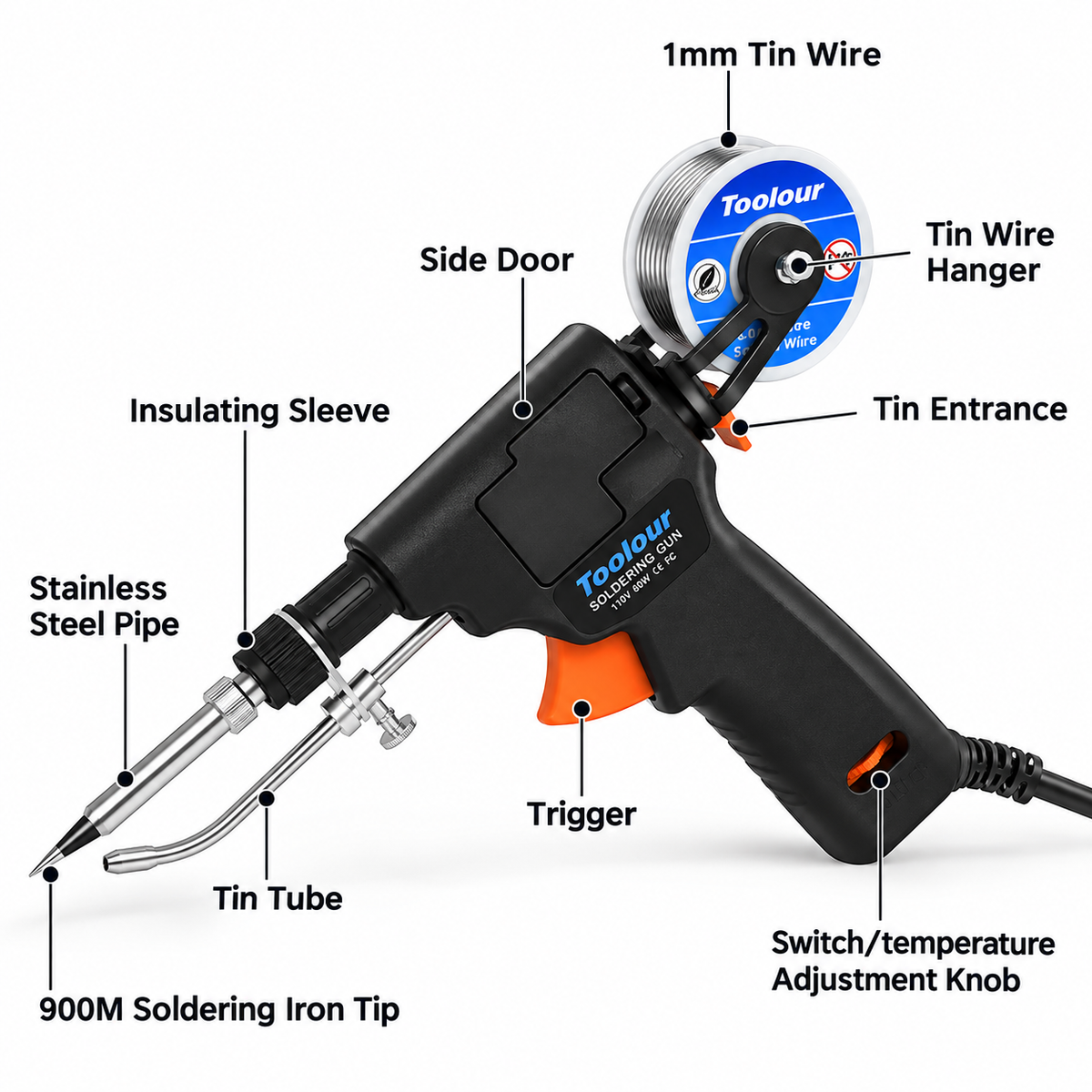 Kit De Pistola De Soldar 60w