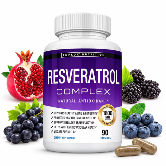 Suplemento Resveratrol Complex Toplux 90